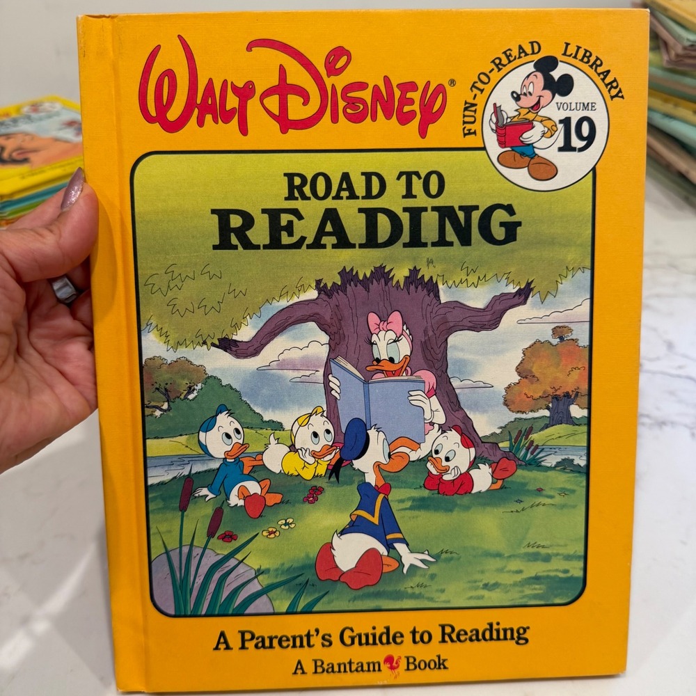 Walt Disney Fun-ToRead Library Vol 19 Road to Reading Parents Guide 1986 Vintage - Picture 3 of 6